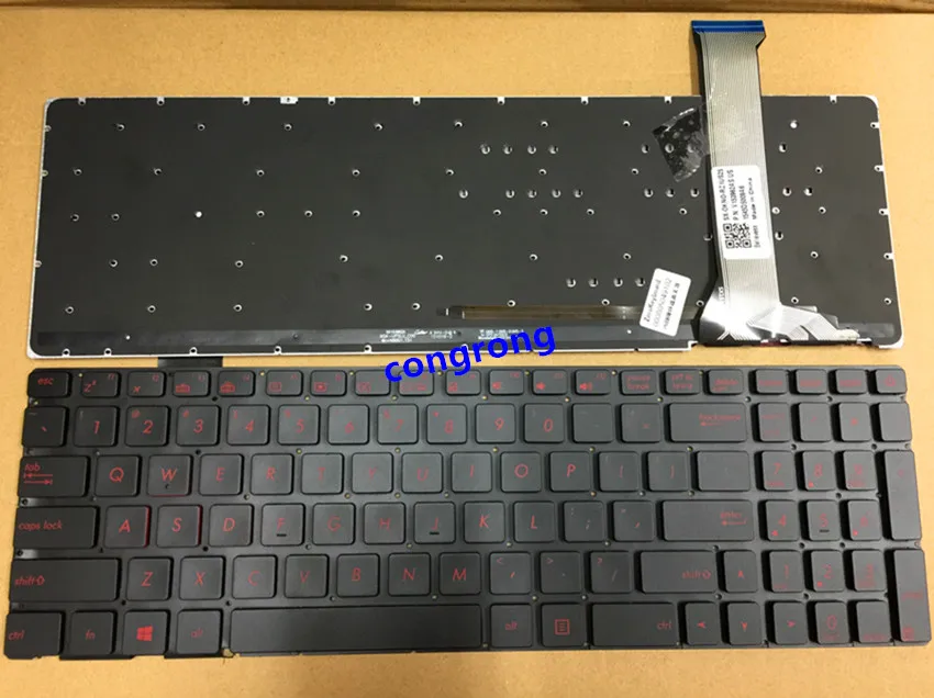 Английская клавиатура для ноутбука ASUS GL552 GL552J GL552JX GL552V GL552VL GL552VW N552VW N552VX G771JM G771JW нам