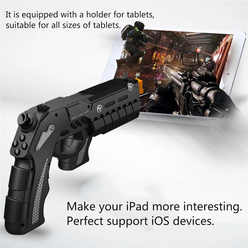 iPega Joystick Gun For iPhone Android Phone Mobile iPad Tablet Smartphone Controller Gamepad Trigge