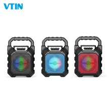 VTIN 5,0 Портативный мини беспроводной спикер Bluetooth динамик 1200 мАч стерео сабвуфер поддерживает AUX TF FM U диск для iPhone Android