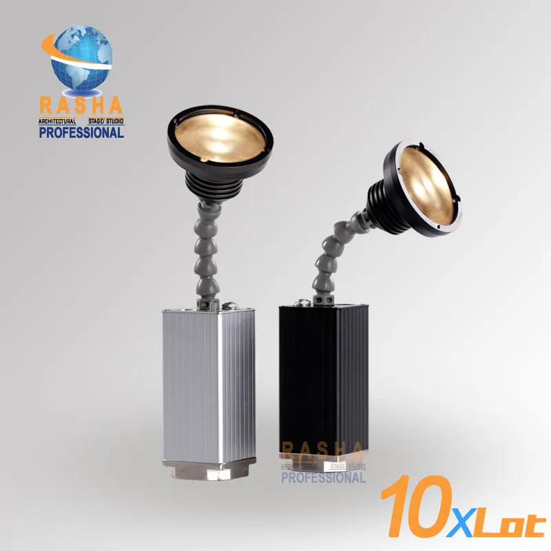 

10X LOT High Quality 10W Zoom Warmwhite Battery Powered WIFI LED Pinspot Light With IR Remote Magnetic For Wedding DJ Party