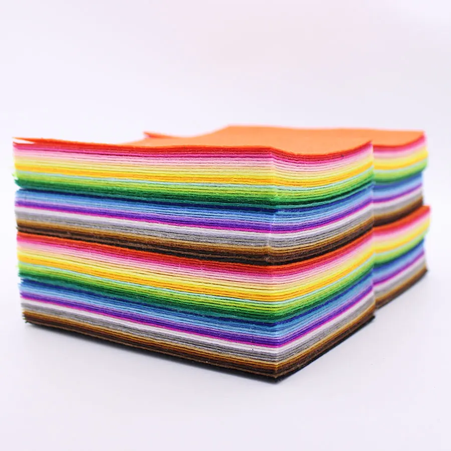 1mm Hard Felt 160Pcs Felt In Vivid Colors Needlework Sewing Handmade Size A6 felt fabric sheet