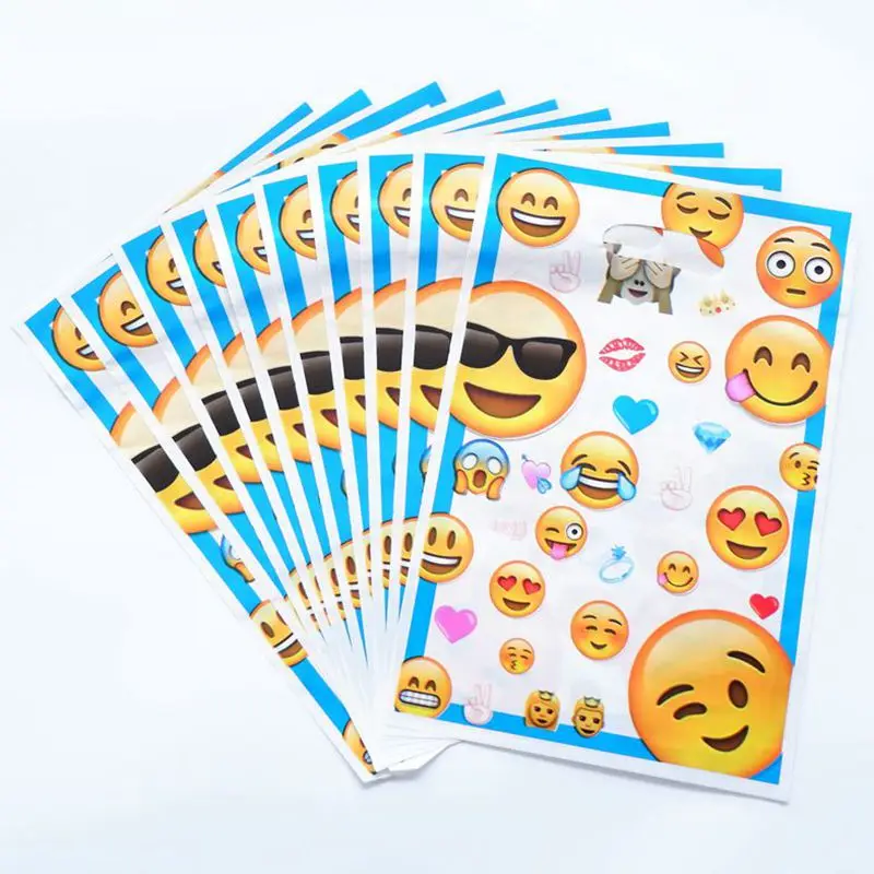 

10pcs emoji loot bags kids birthday wedding party supplies emoji theme loot bags happy birthday gift return bags party supplies