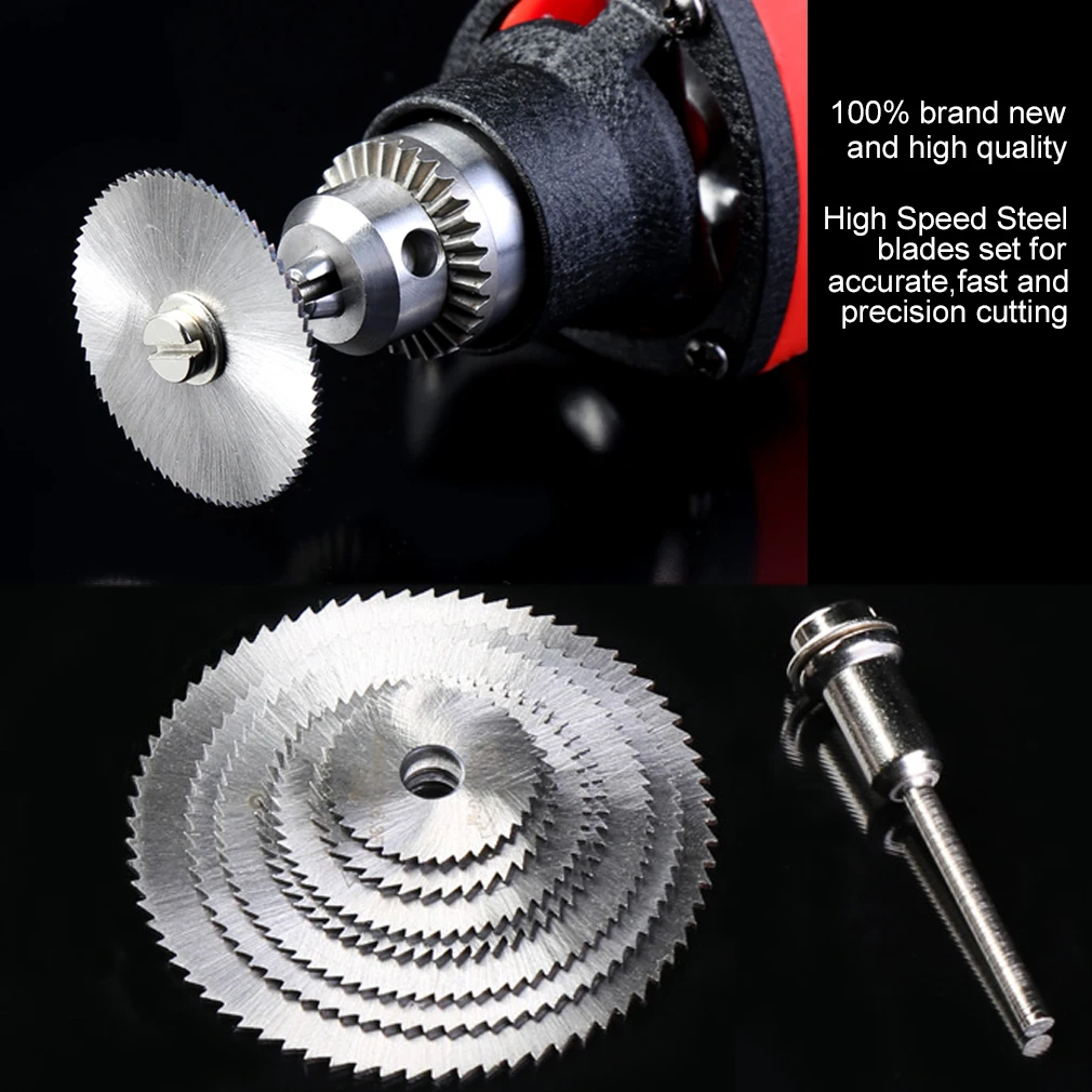 

7pcs/Set Tools High Speed Steel Electric Drill Saw Blade HSS Circular Saw Blade Rotary Tool For Wood Cutting Wholeslae