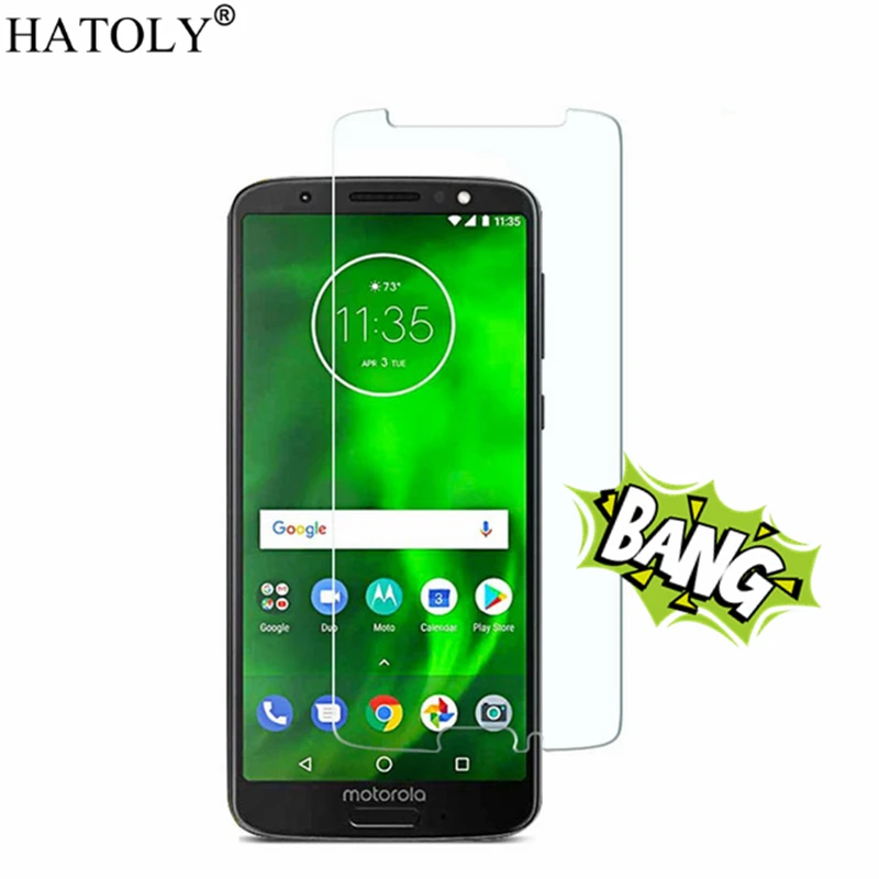 

2PCS Tempered Glass For Motorola Moto G6 Plus Ultra-thin Screen Protector for Moto G6 Plus Film G6 Plus Glass XT1926 HATOLY