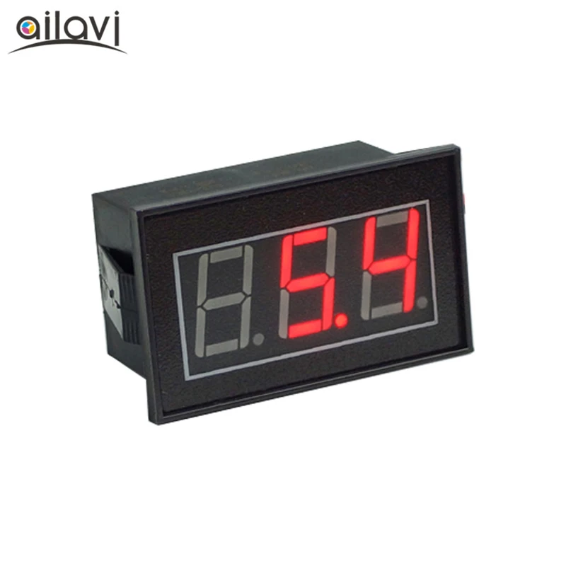 DC 0 100V 5/9/12/24V 4 проводной 3 разрядный 56 ''красный светодиодный дисплей трубчатый