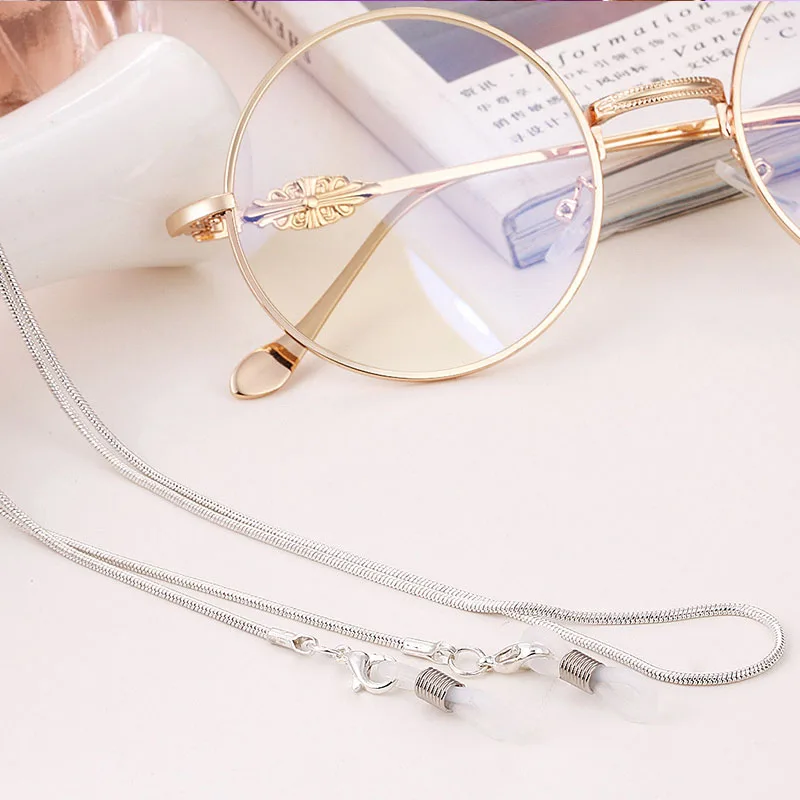 

New Arrival Copper String Eyeglasses Chain Reading glasses Metal Cords Sunglasses Spectacles Holders Optical frames Rope F0154