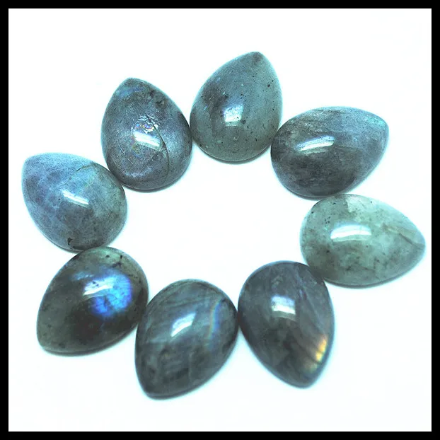 

10pcs Natural Import Labradorite Stone Cabochons Beads accessories for charms bracelets pendants 10x14mm 13x18mm 15x20mm 18x25mm