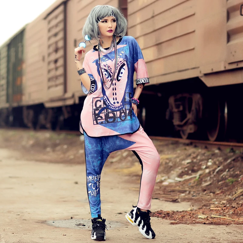 Cпортивный костюм harajuku спортивные костюмы sudaderas комплект одежды спортивный для