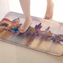 Коврик для ванной комнаты в стиле озера, Забавный Противоскользящий коврик для ванной, аксессуары для душевой занавески, соответствующие вашей душевой занавеске