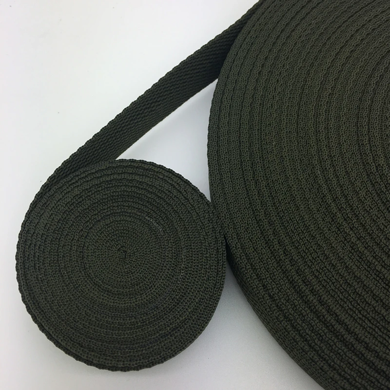 10Yards 25mm 30mm 38mm wide Army green Strap Nylon bing knapsack Strapping Safety Beltin