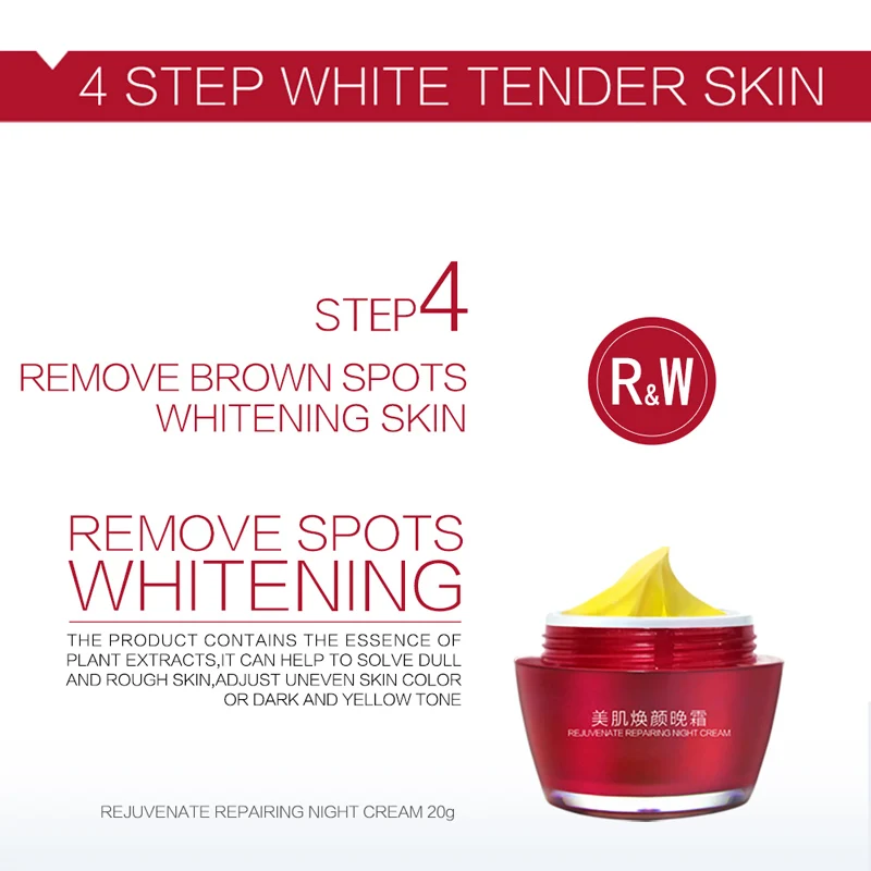 Clareamento Beleza Hidratante Rosto Branco Ceram Pele Yiqi Remover Sarda Anti Rugas Melanina Salpicos Empresa Bbtocc 4in1 Conjuntos 10 Cheap Conjs.