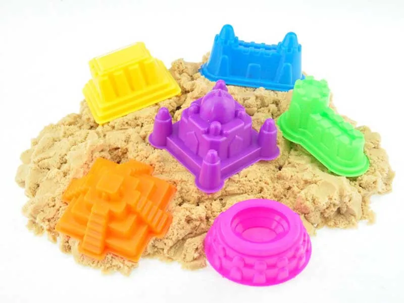 Space sand toys Play Sand mold set Castle Model Children's indoor toys hot sell miracle sand