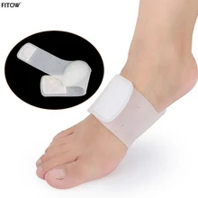 Новые силиконовые арки Поддержка Стельки Для женщин массаж рукав колодки боли Подушки для плоскостопия