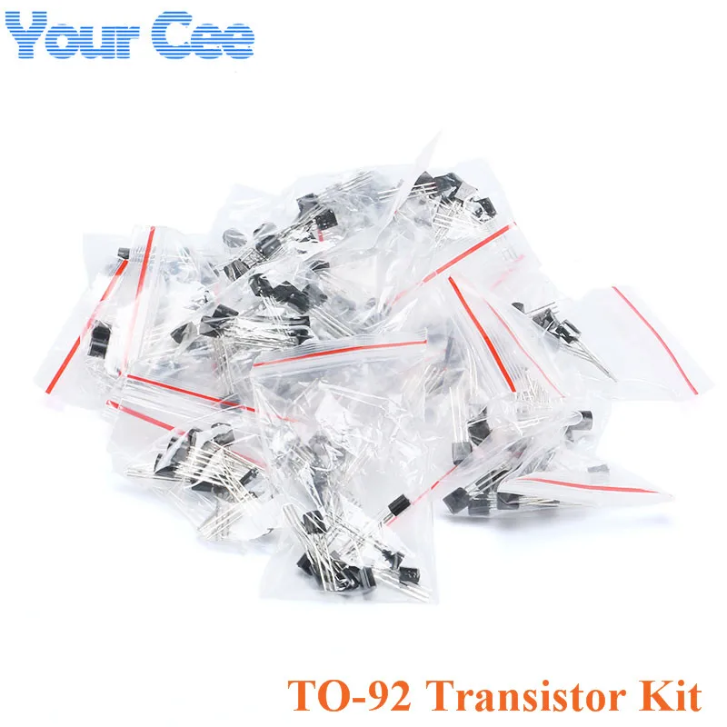

TO-92 Transistor Assorted Kit for S9011 S9012 S9013 S9014 S9018 A1015 C1815 A42 S8550 2N3906 2N3904 16kinds*10pcs=160 pcs/1 lot