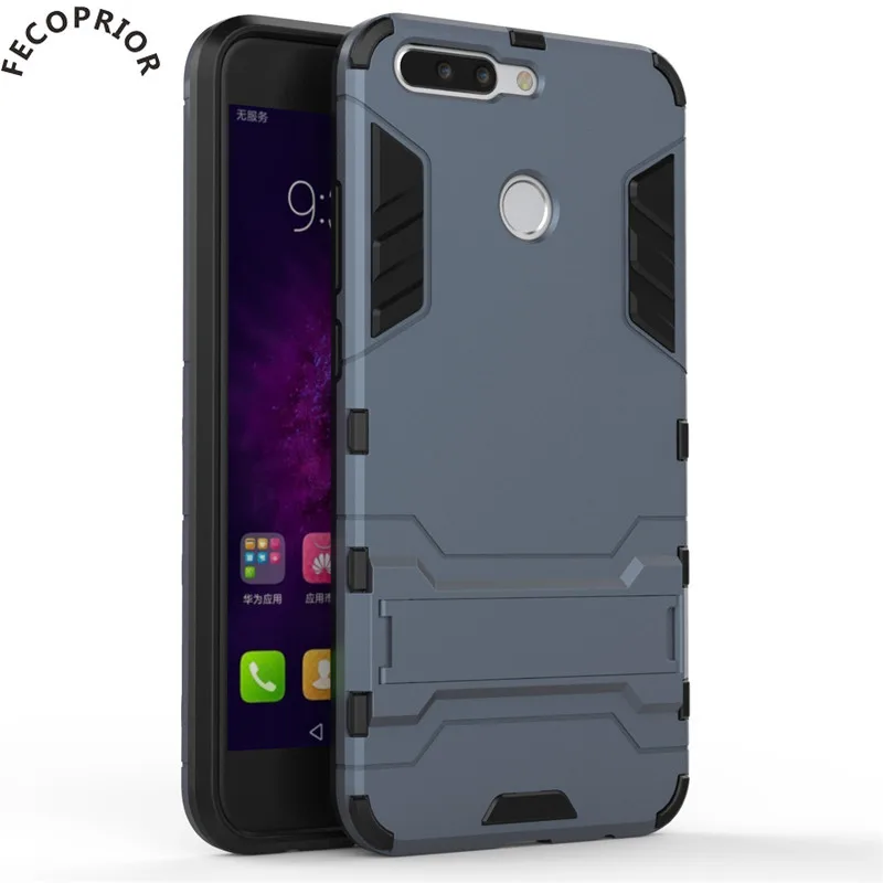 

Fecoprior Honor8Pro For HUAWEI Honor V9 / Honor 8 Pro 8Pro Case Stand Back Cover Hard PC Silicon Capa Celulars Fundas Coque Skin