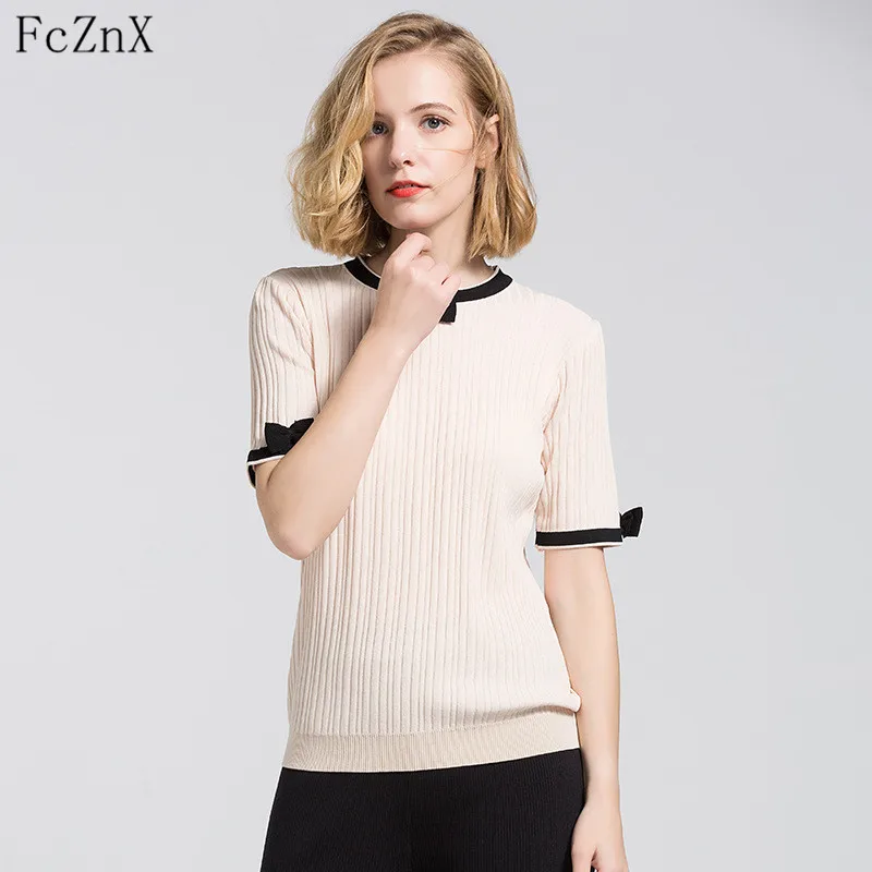 Womens Clothing Jumper Sweater Knitted Pullovers Hot 2018 Summer Loose