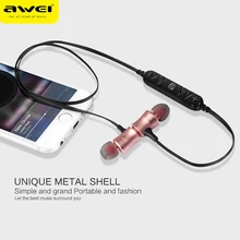 AWEI A921BL Wireless Earphone Sport Bluetooth Earphones Headset With Micr Stero Bass Earbuds Earpieces For iPhone 7 8 6 X XS