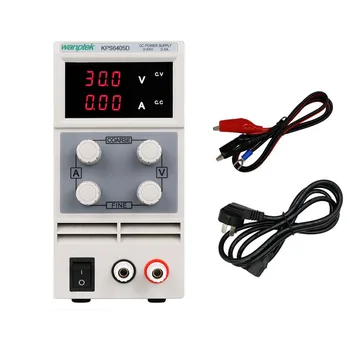 

KPS6405D 64V5A LED Digital Adjustable Mini DC Power Supply Output Manostat High Precision Double Display Switch Regulated Power