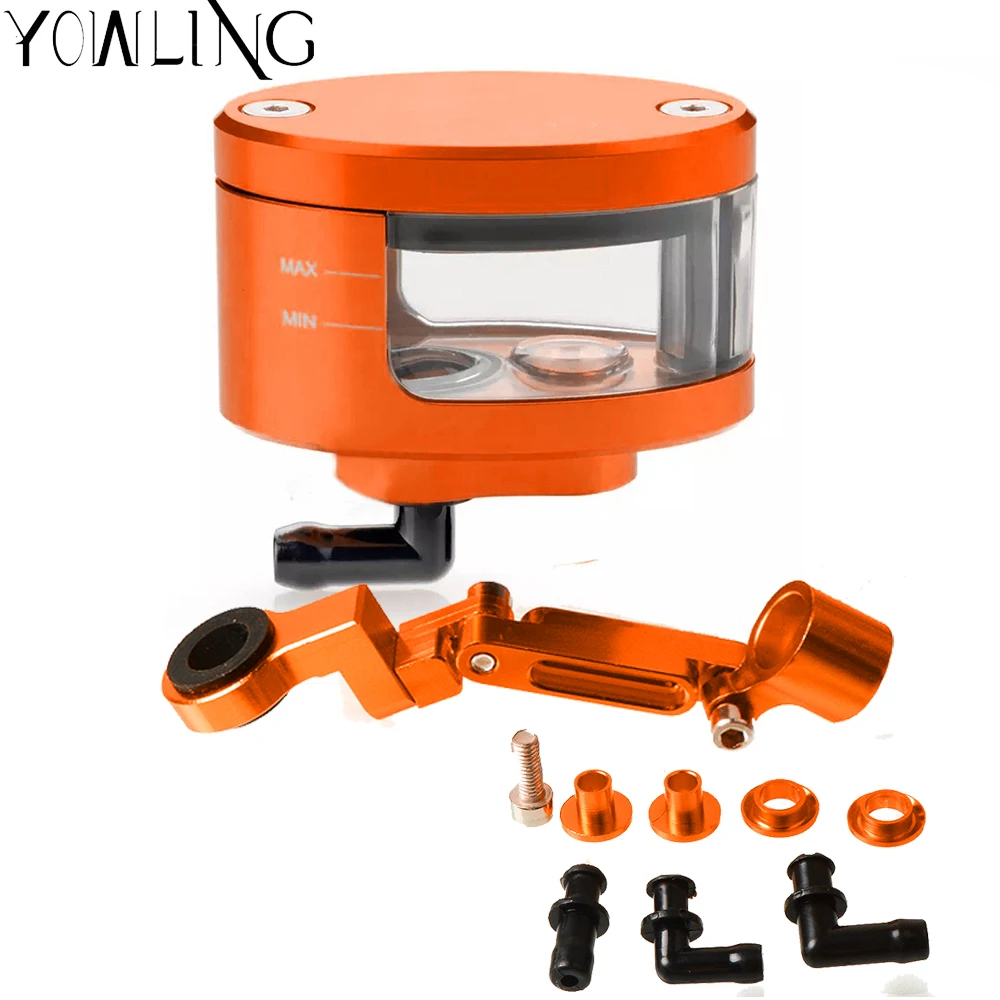 

Universal Motorcycle Brake Fluid Reservoir Tank with Oil mounting kit For Honda MSX 125 300 MSX125 MSX300 125MSX 300MSX