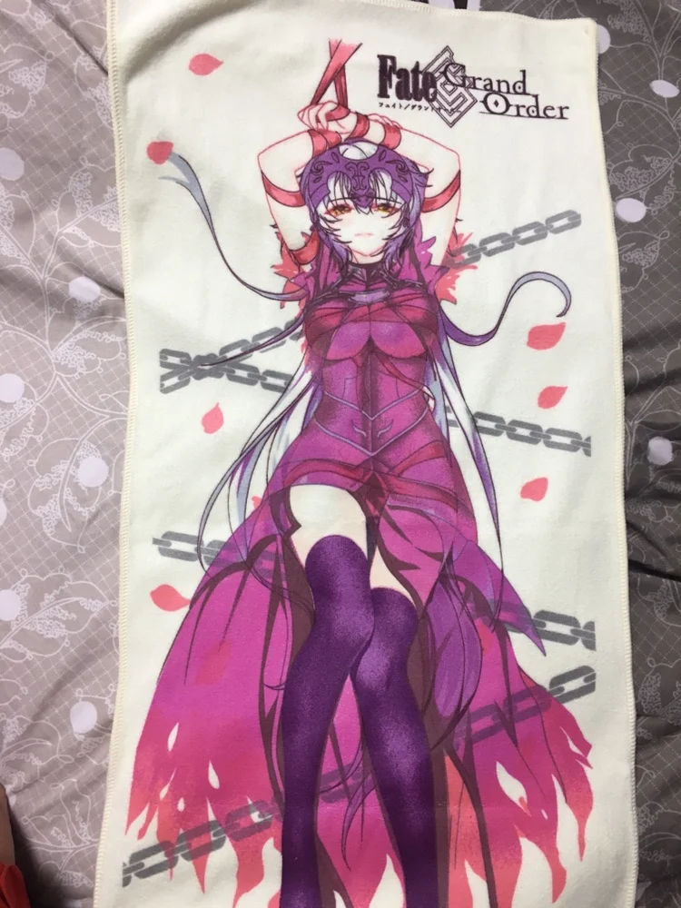  anime towel Fate/Grand order Avenger Alter  Hot water gradient color Bath towels 70x35cm