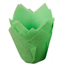 Новое качество торт мульти посуда для выпечки тюльпан шоколадная выпечка кекса 50 шт Маффин