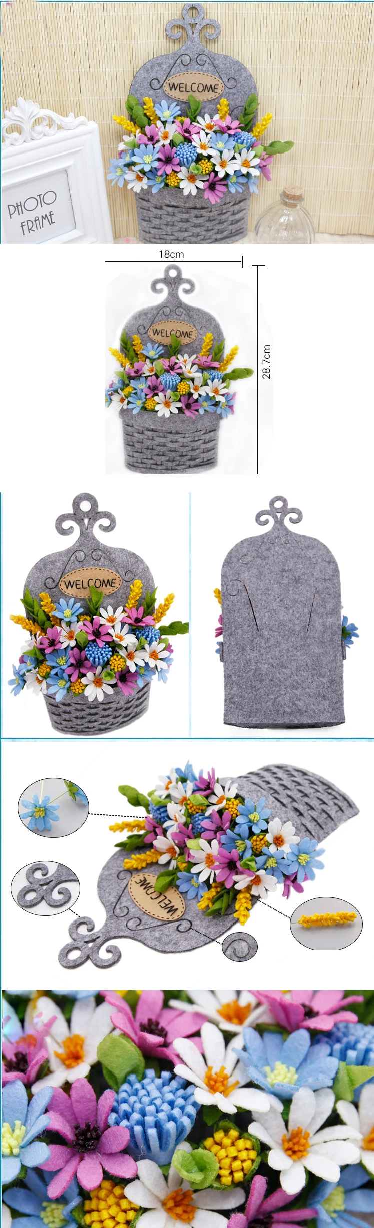 art flower wall hanging decoration gift (13)