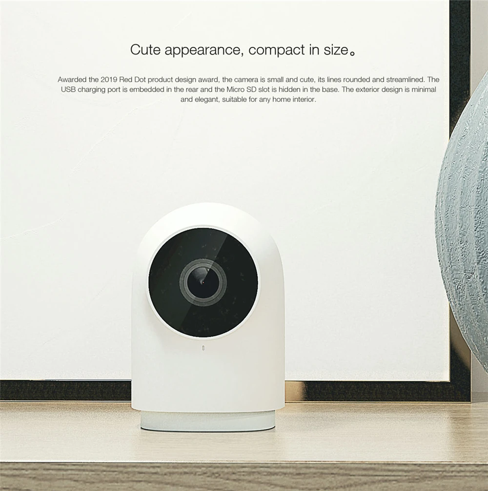 Xiaomi Mijia Aqara 1080P умная камера G2 концентратор шлюз издание Zigbee 3,0 система умного дома связь беспроводное устройство безопасности