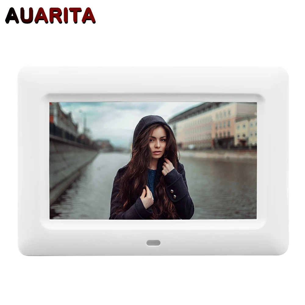 7 HD LCD font b Digital b font Photo Frame 800 480 Electronic Picture Frame Clock