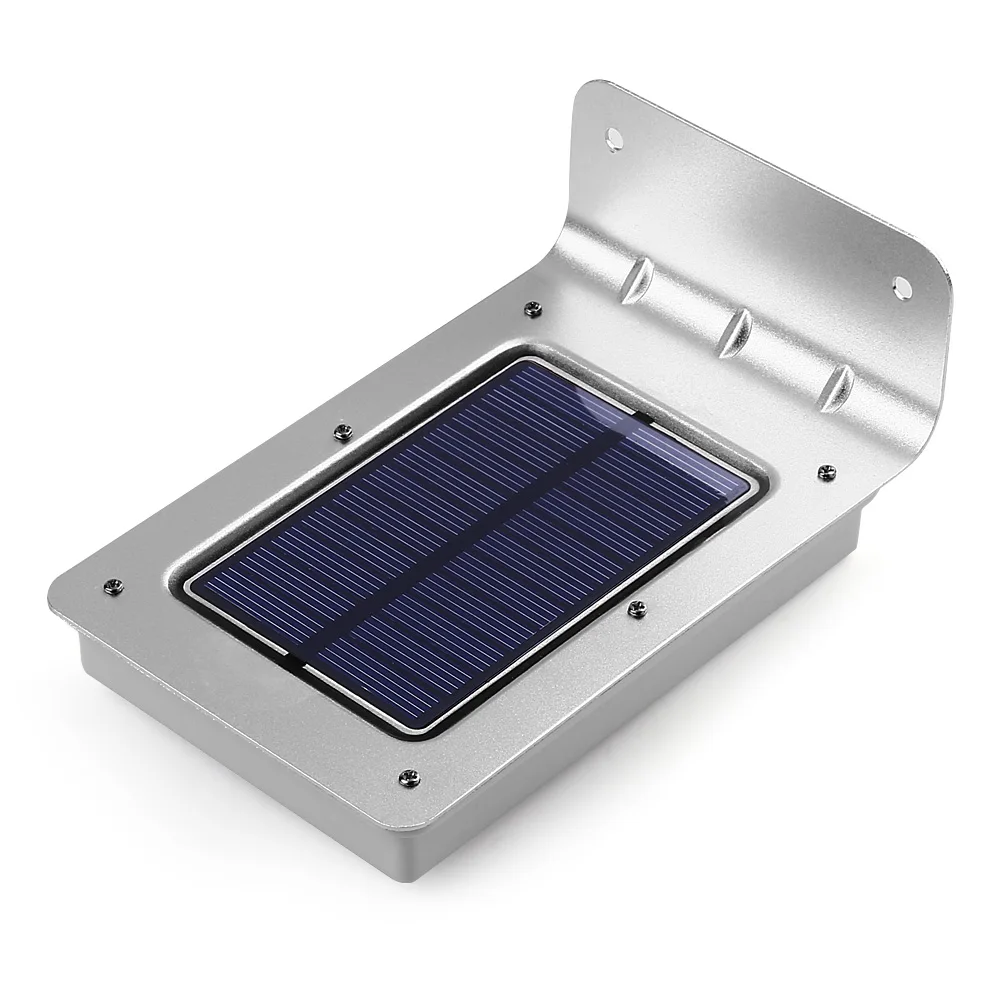 solar powered 16 led outdoor motion sensor light waterproof wireless