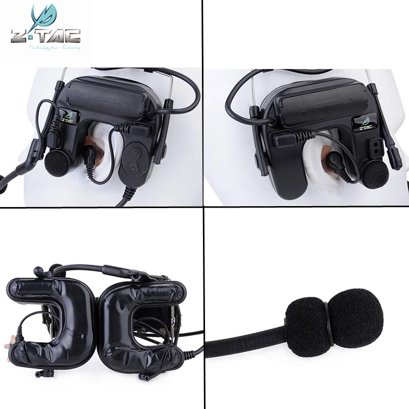 Fones de Ouvido com Cancelamento de Ruído Fones de Ouvido Fone de Ouvido Z-tactical Airsoft Sordin Tático Comtac iv In-the-ear Militar Rádio Softair 10 Fones de Ouvido tático & Acessórios