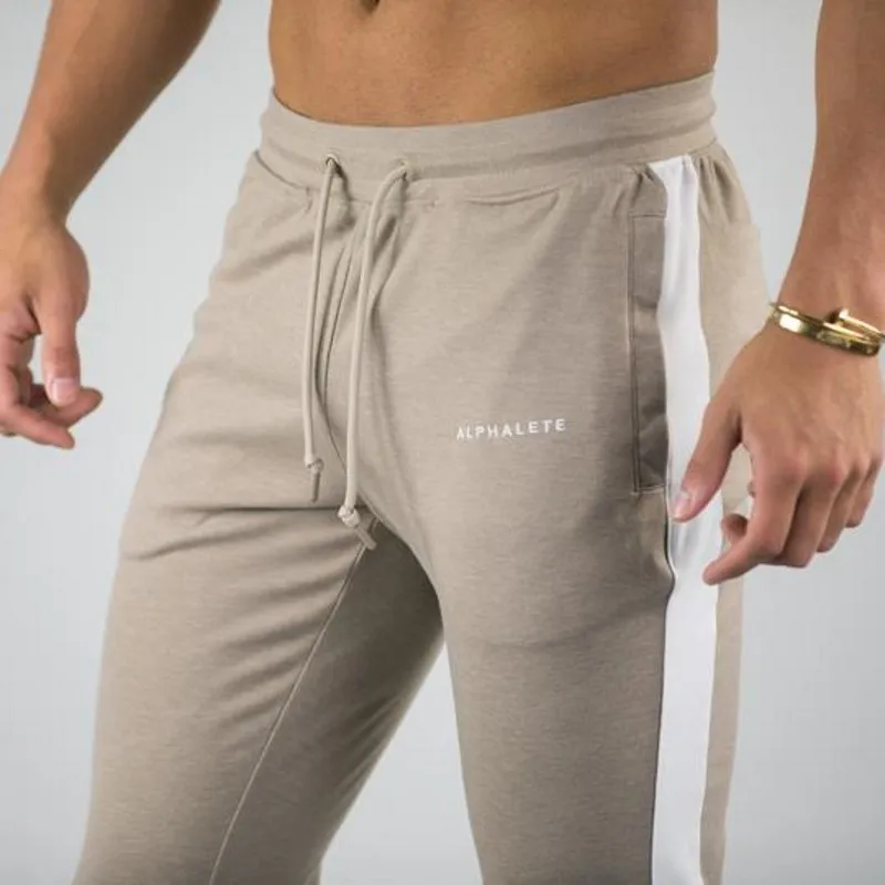 2019 Новая мужская мода для фитнеса для бега для тренировок брюки мужские джоггеры брюки Узкие повседневные брюки высококачественные