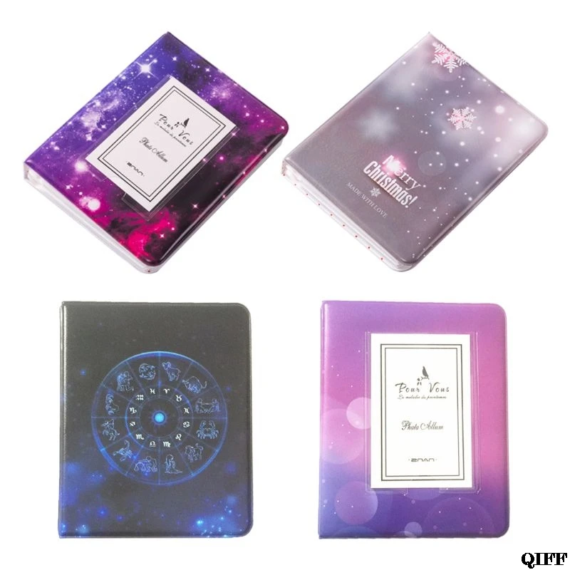 

64 Pockets 3 Inch Starry Sky Films Photo Album Book For Fujifilm Instax Mini 9 8 7s 90 70 25 Name Card Holder