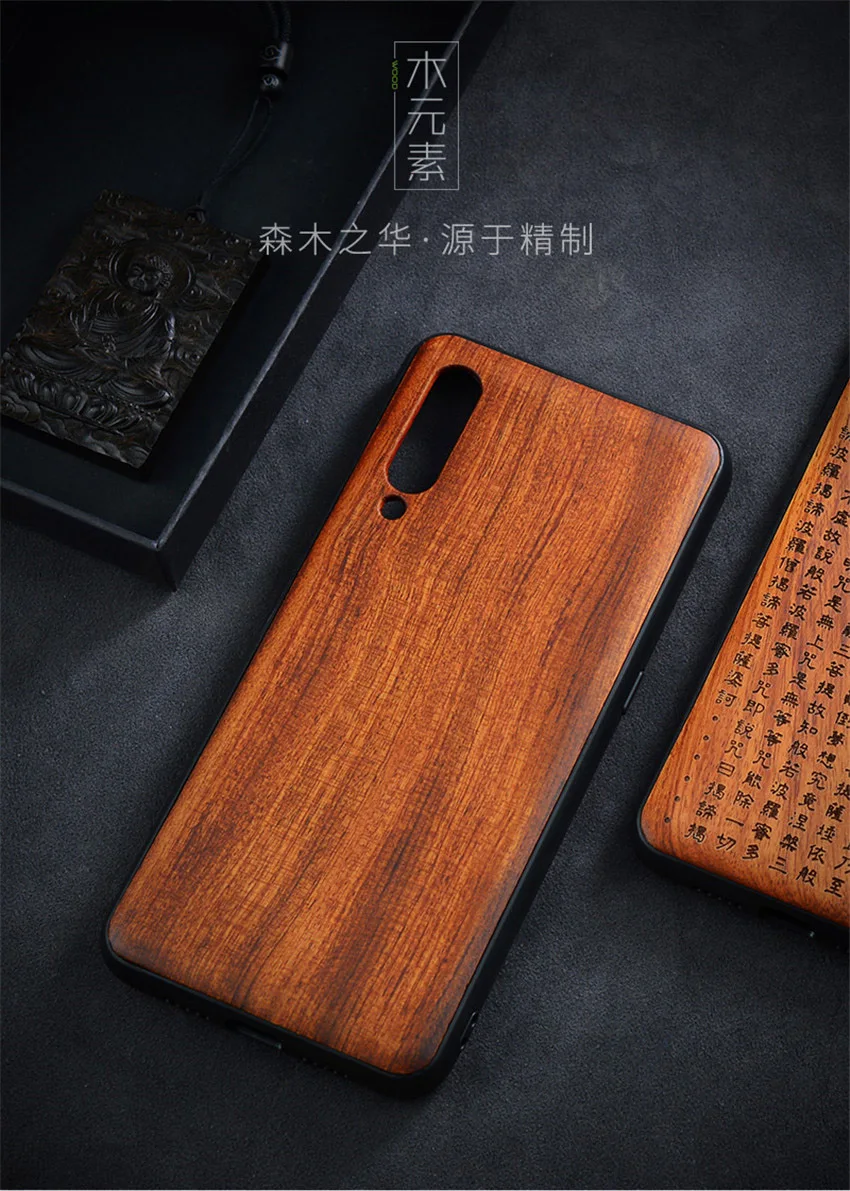 Carved Wood Case For Xiaomi Mi 9 SE Mi 8 Lite Shockproof TPU Bumper Cover For Xiaomi Mi Mix 3 2s 2 Case Wood Shell Xiaomi (1)