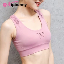 Aipbunny, дышащий, с вырезом, бюстгальтер для занятий фитнесом, женский,, Сексуальный, Спортивный бюстгалтер, спортивный топ, нижнее белье