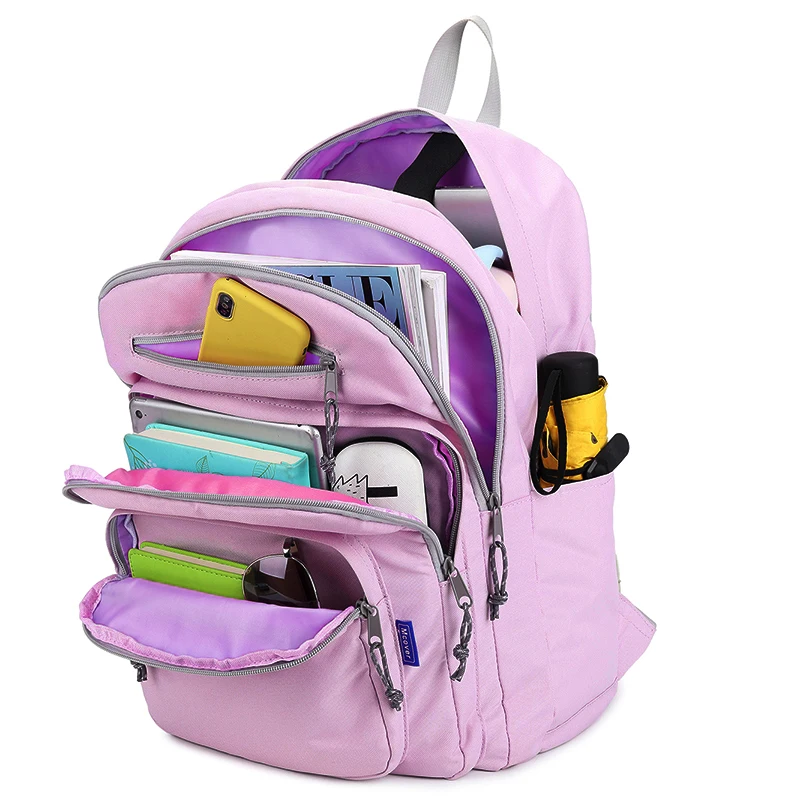 

Ciehpia Waterproof Nylon Basic Backpack Unisex College Student Bookbag Large Capacity Casual Women Laptop Daypack Men Travel bag
