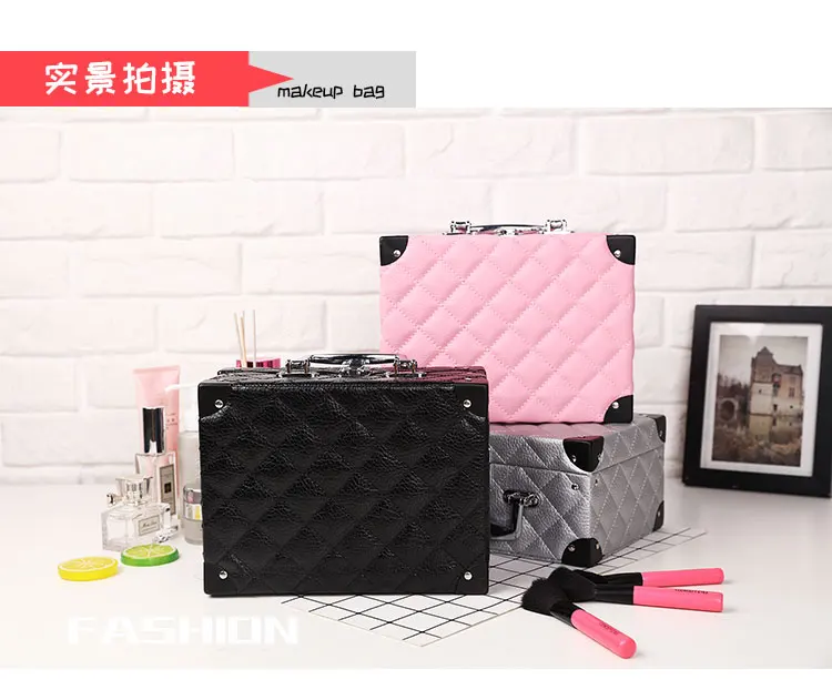 portable large-capacity cosmetic case cosmetic storage bag waterproof travel portable professional multi-layer cosmetic bag