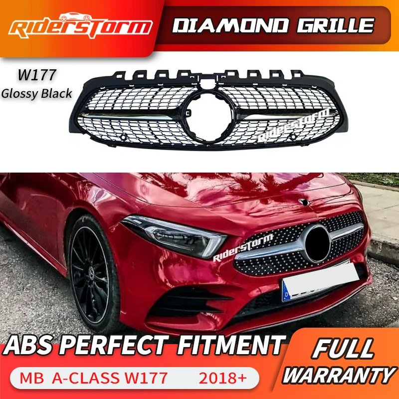 Новинка 2019 г. Алмазная решетка класса A W177 Amg передний бампер гоночный Стайлинг