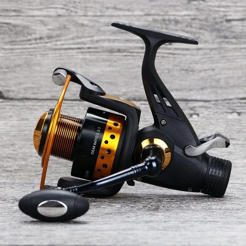 

Front Rear Brake Carp Saltwater Freshwater Power Metal Hand Wheel Fishing Reel 5.2:1 Speed ALS88