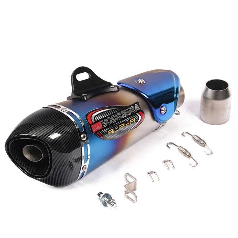 Nueva fibra de carbono Yoshimura de escape moto rcycle de sistemas de escape con db asesino escapar moto