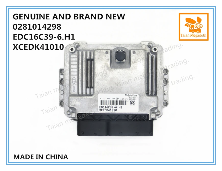 

GENUINE AND BRAND NEW ECU 0281014298, ENGINE CONTROL UNIT EDC16C39-6.H1, XCEDK41010