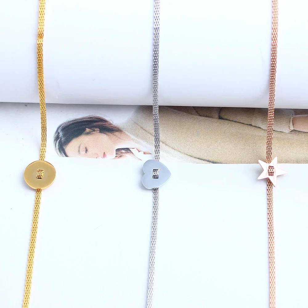 M \ WM braclet браслет с цепочкой для рук femme braslet браслеты из нержавеющей стали женские