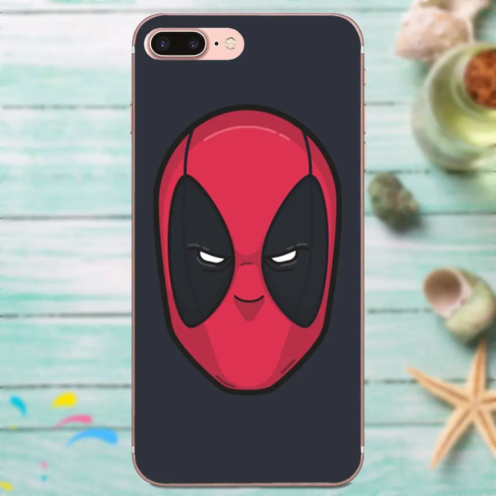 Мягкий с рисунками из ТПУ Марвел Дэдпул логотип для LG Nexus 5 5X G2 G3 mini spirit G4 G5 G6 K4 K7 K8 K10