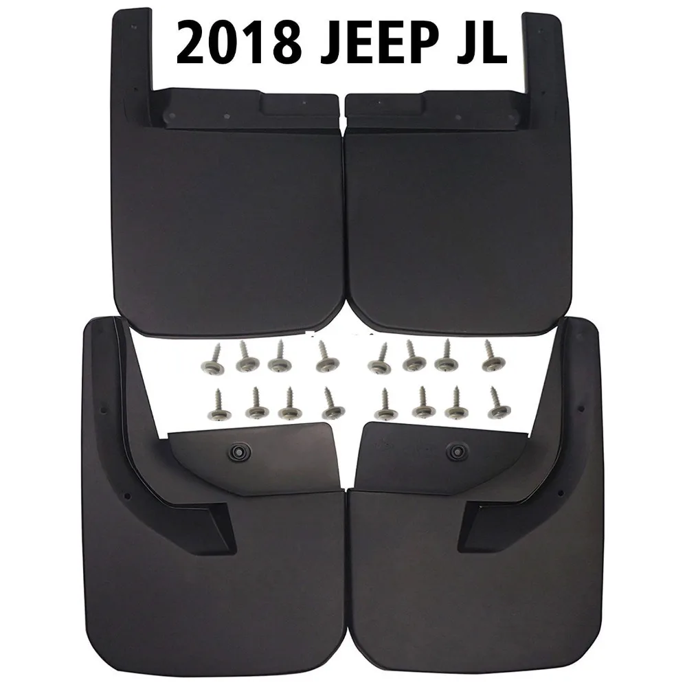 Для Jeep Wrangler JL стиль кузова люкс брызговики крыло вспышки Брызговики для Jeep Wrangler JL передние и задние