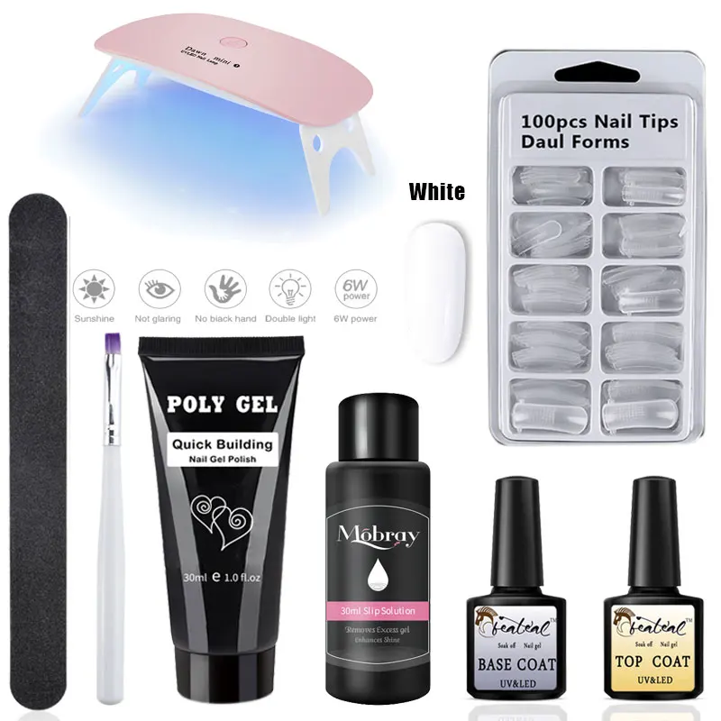 Juego de Gel de polietileno de 30g, Venta de Arte de esmalte de uñas de construcción rápida, esmalte de Gel UV, Gel rosa claro laca Kit Juego de Gel de polietileno de 30g, Venta de Arte de esmalte de uñas de construcción rápida, esmalte de Gel UV, Gel rosa claro laca Kit