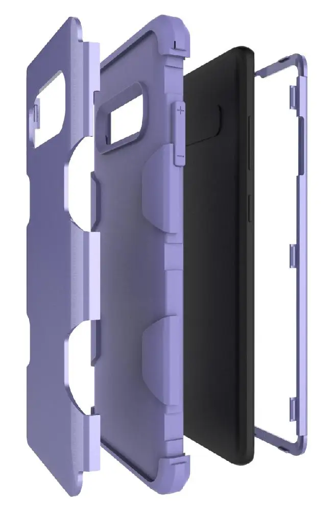 Для samsung S10 PC+ силиконовый 2 в 1 хитовый цветной трехцветный ударопрочный пылезащитный анти-осенний защитный чехол для задней панели