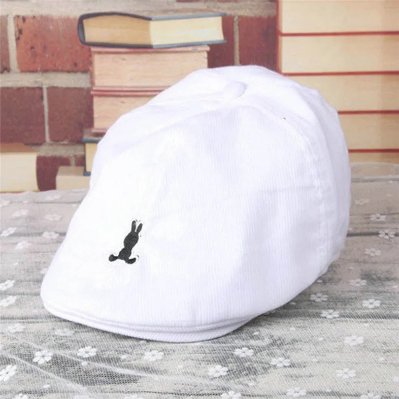 The new Kids Baby Boy Girl Cotton Stripe Beret Cap Newsboy Casquette Baseball Hat fashion cute design (3)
