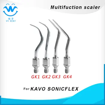 

GK1,GK2,GK3,GK4 multifunction scaler tip compatible with KAVO DENTAL scaler handpiece to remove the calculus and bacterial lasue
