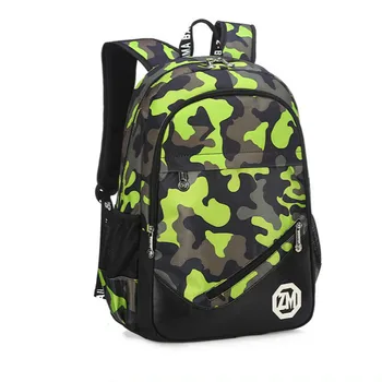 

waterproof Backpack Camouflage Schoolbag kids children School Bags teenager Girls Boys Children travel Backpacks Mochila Escolar