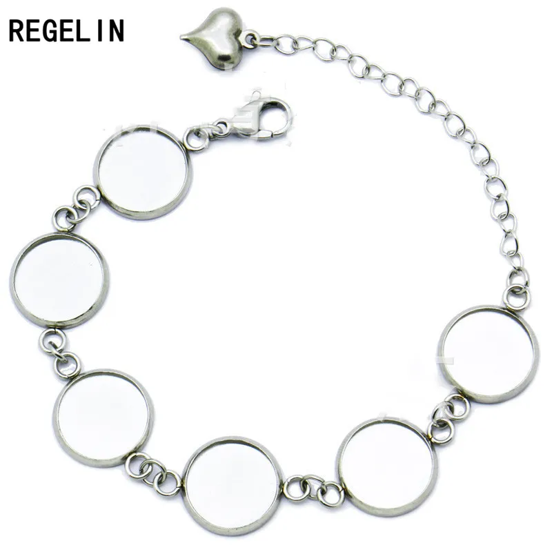 REGELIN нержавеющая сталь сердце ювелирные изделия Подвески Аксессуары шесть 12 мм