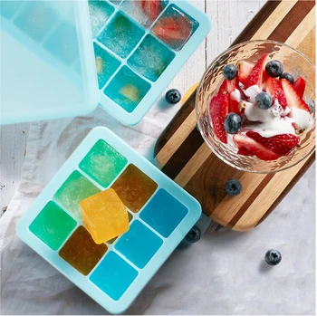 

Original Xiaomi Kalar Ice Tray Food Grade Silicone Matrial Optional 9 Grids 15 Grids DIY Tool Mode For Ice Cream Smart Home HOT